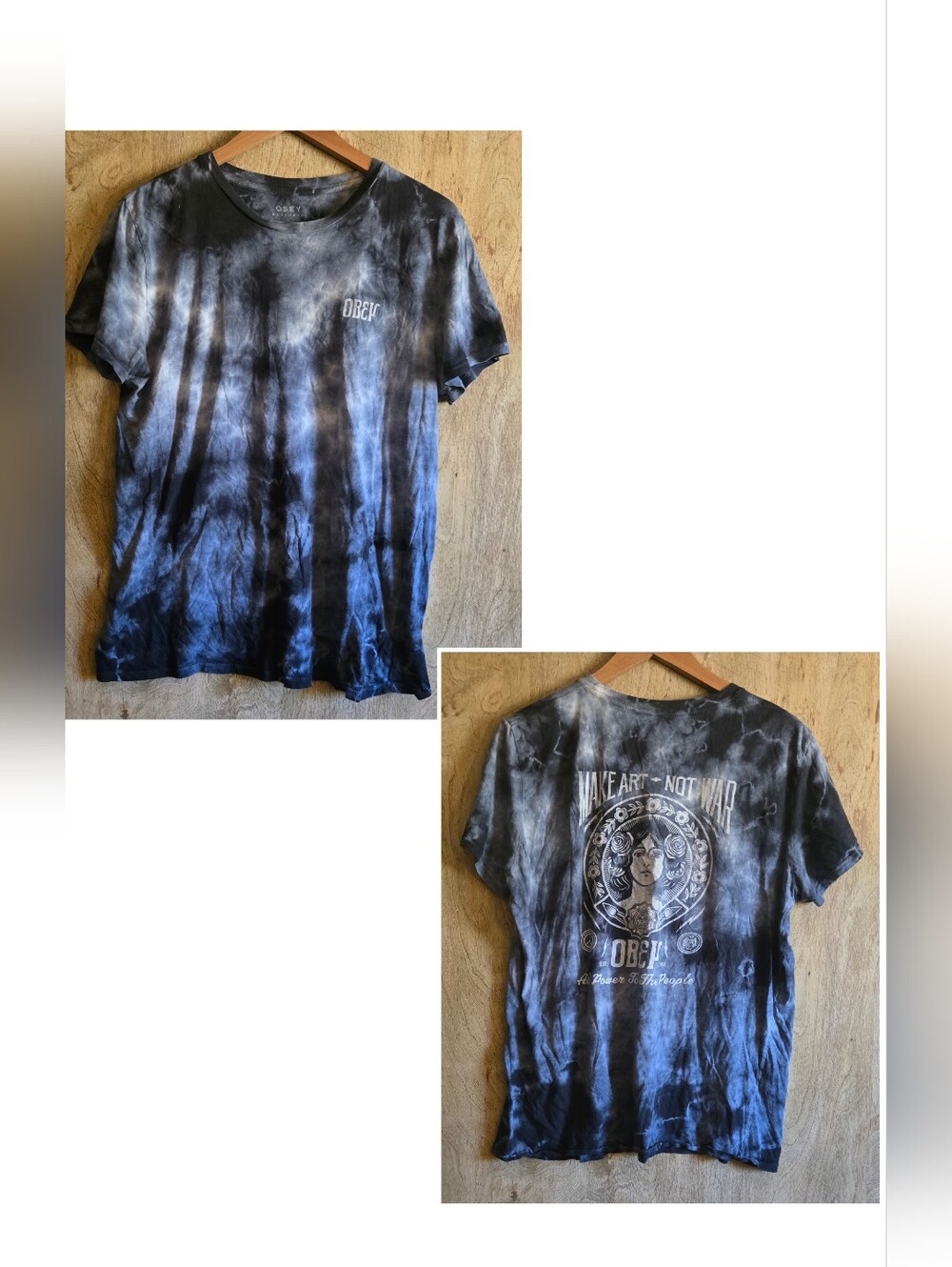 Obey Wear Art Not War Tie-dye Tee